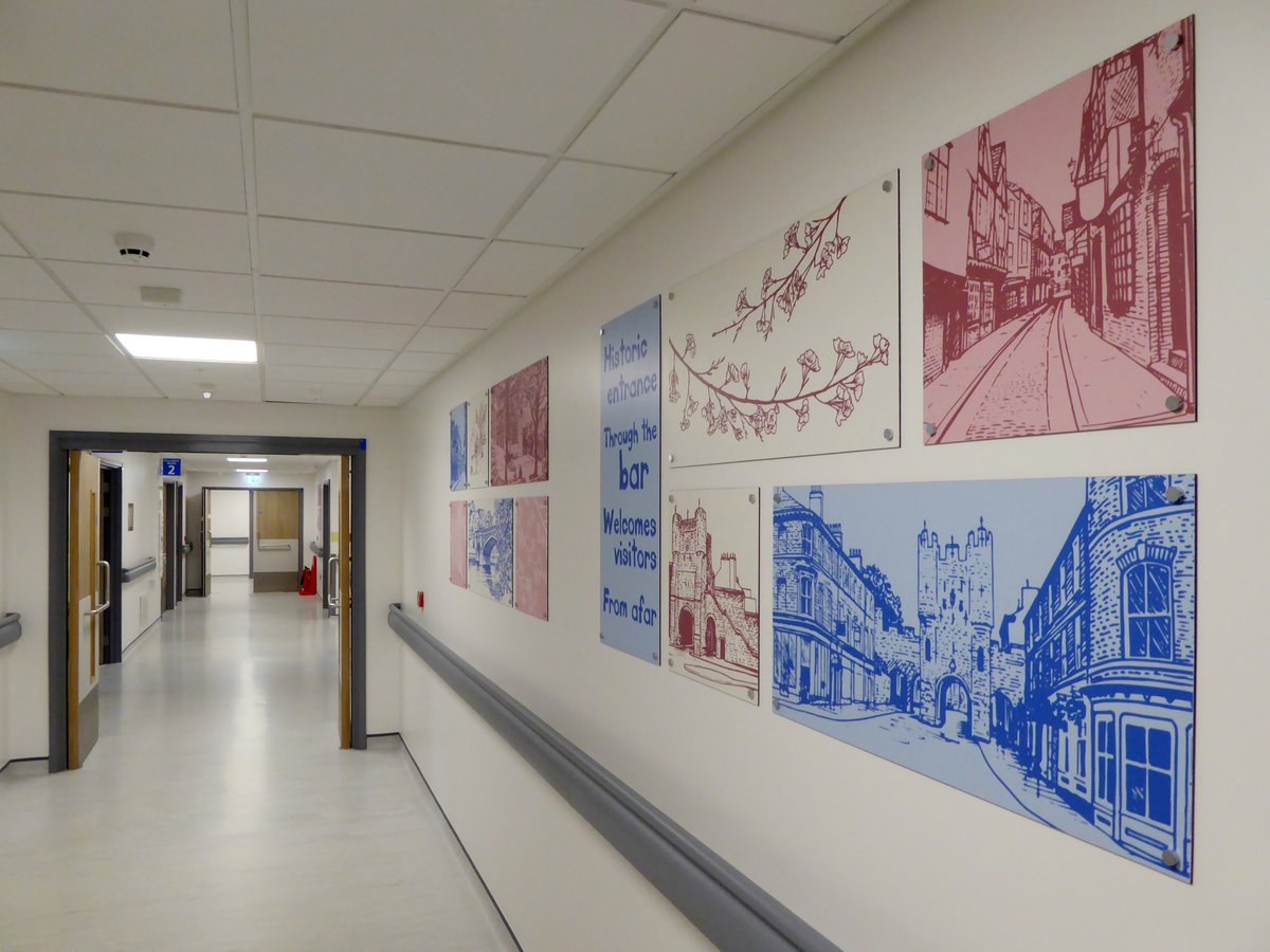 novaDURA Antimicrobial Signage
